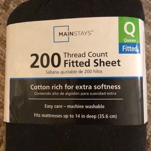 Black Queen Fitted Sheet